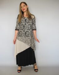 שמלת ערב 3 קומות מידות גדולות