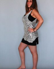 גופיה סריג כסף