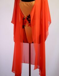 עליונית שיפון לבגד ים כתום