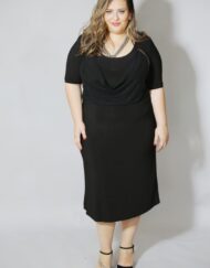 שמלה שחורה מידות גדולות